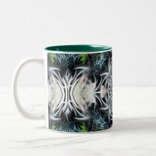 Mok van magische aluminium fractale kunst (Links)