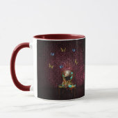Mok van magische Butterflies met maroon (Links)