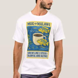 Mok van Malawi – Pauw & Mbuna Fish Coffee Blend T-shirt
