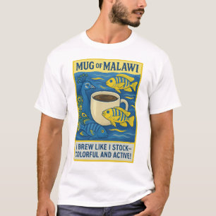 Mok van Malawi – Pauw & Mbuna Fish Coffee Blend T-shirt