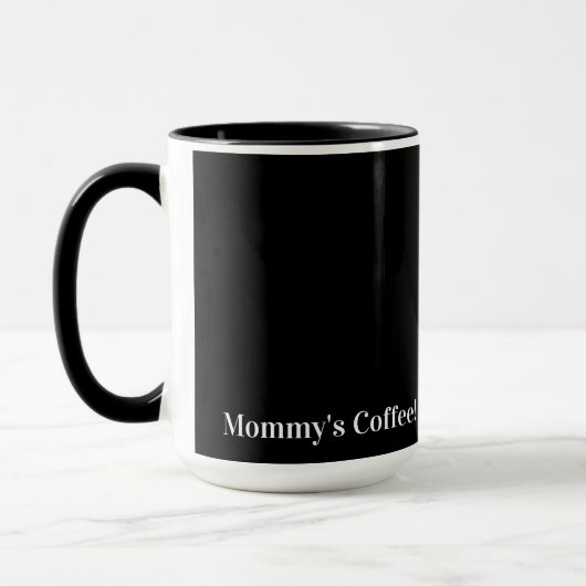 Mok van mammie koffie (Links)