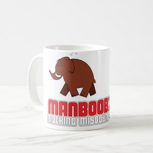 Mok van Mammoth Cartoon (Voorkant links)