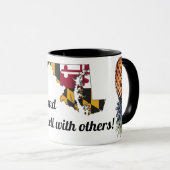 Mok van maryland Swingers - Kaart en ananas (Voorkant rechts)