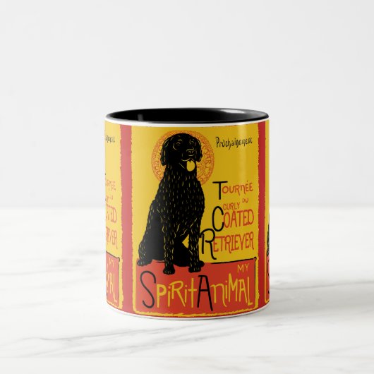 Mok van met een krullende rugleuning beklede koffi (Center)