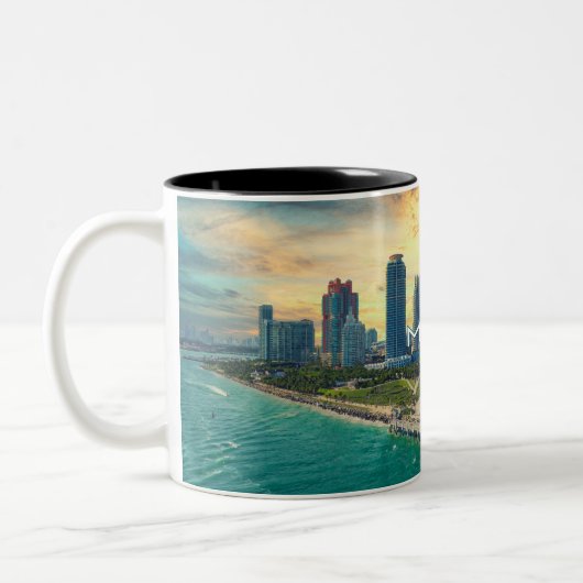 Mok van Miami Beach Panorama Uitzicht (Links)