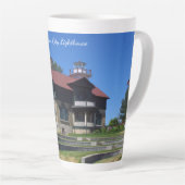 Mok van Michigan City Lighthouse latte (Rechterhoek)