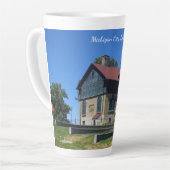 Mok van Michigan City Lighthouse latte (Linkerhoek)