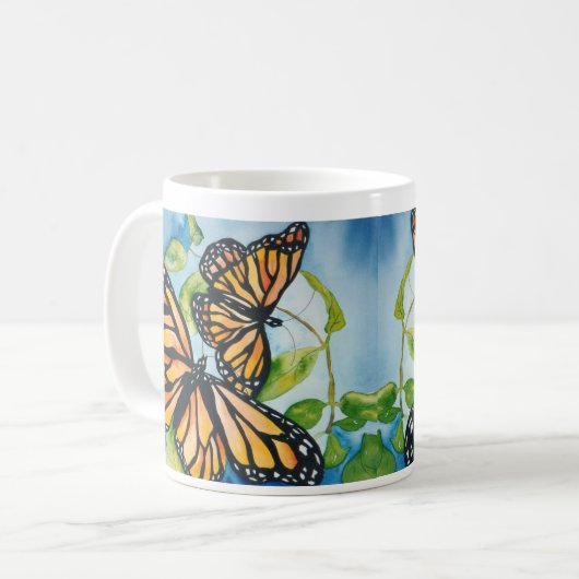 mok van monarch butterflies (Voorkant links)