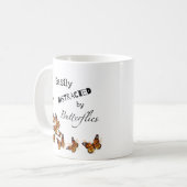 Mok van Monarch Butterfly-koffie (Voorkant links)
