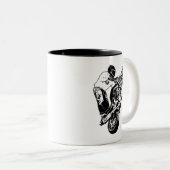 Mok van motorfietsen (Voorkant rechts)