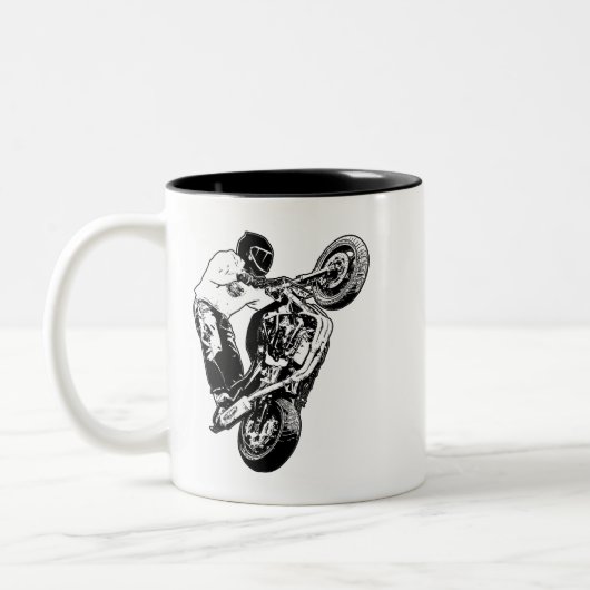 Mok van motorfietsen (Links)