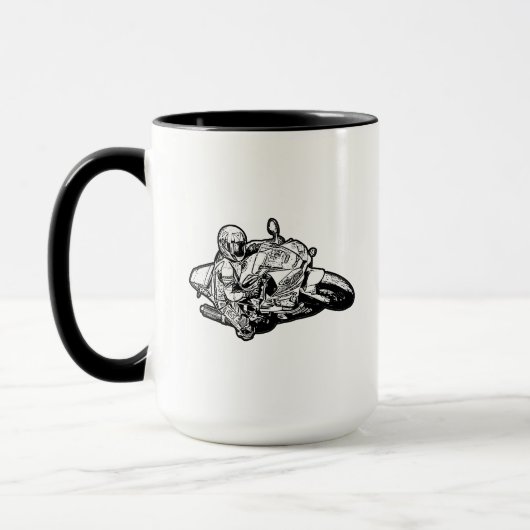 Mok van motorfietsen (Links)
