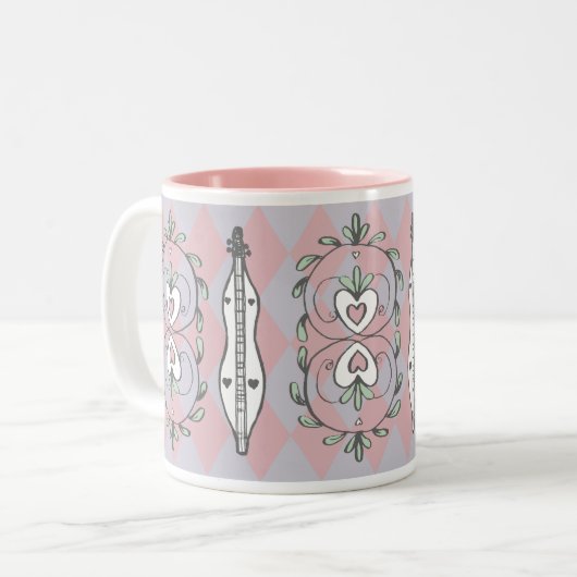 Mok van Mountain Dulcimer Lila (Voorkant links)