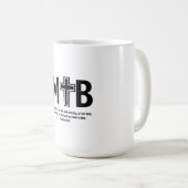 Mok van MTB-gebergte met bijenkoffie (Voorkant rechts)