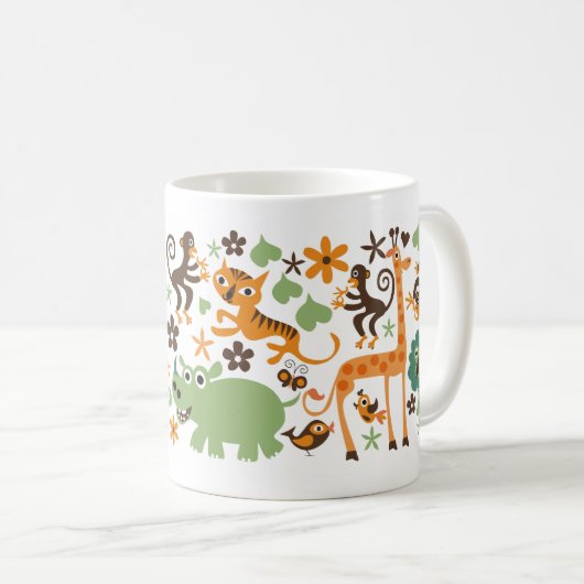 mok van oerwoud dierlijke koffie (Voorkant rechts)