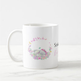 mok van olifant roze vlinders Koffie