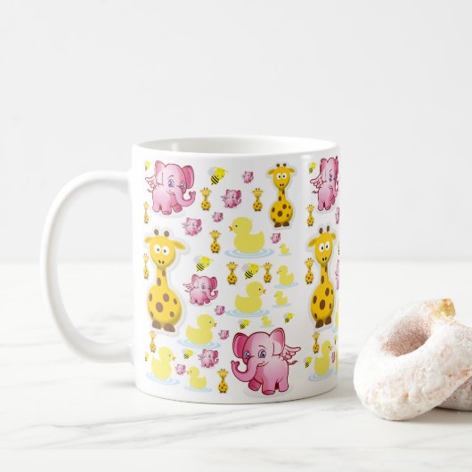 Mok van olifanten (Met donut)
