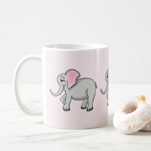 Mok van olifanten (Met donut)