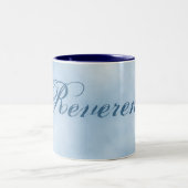 Mok van omgekeerde koffie - Groot: Sky Blue Elegan (Center)