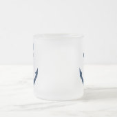 Mok van onautisch glas met scheepsankerpictogram (Center)