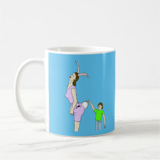 mok van ongebluste koffie