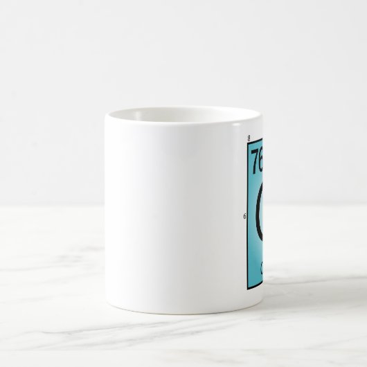 Mok van oosmium (Os)-element (Center)