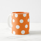 Mok van Oranje en witte pokstip (Voorkant links)