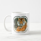 Mok van Oranje tijgerkoffie (Links)