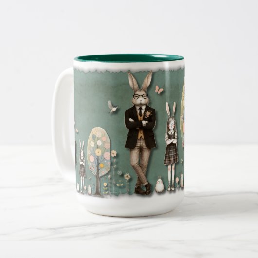 Mok van Pasen - Wereldheerschappij - Eén ei per ke (Voorkant links)