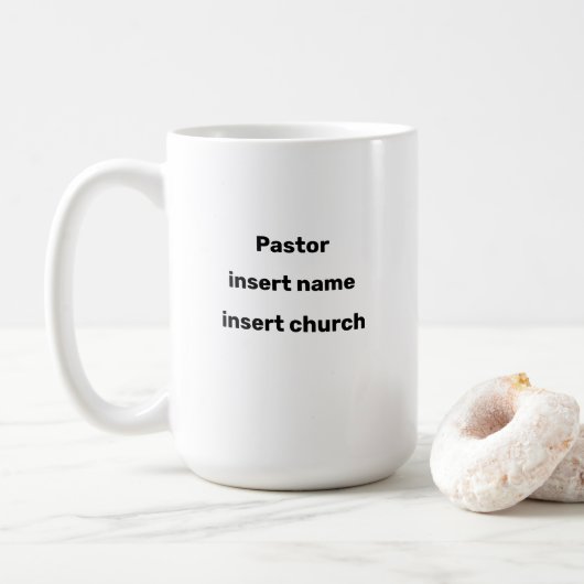 Mok van pastor (Met donut)