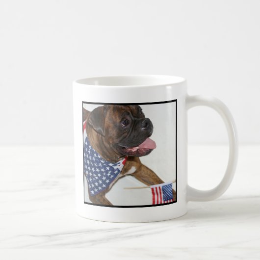 Mok van patriottische boxer-honden (Rechts)