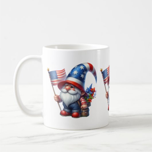 Mok van patriottische gnome-koffie (Links)