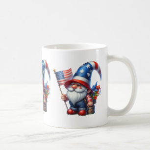 Mok van patriottische gnome-koffie
