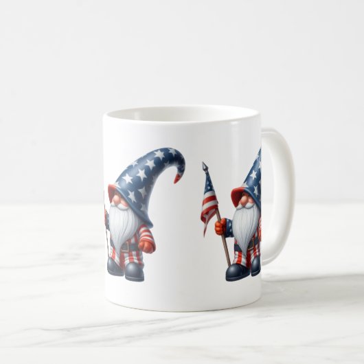Mok van patriottische gnome-koffie (Voorkant rechts)