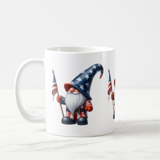 Mok van patriottische gnome-koffie (Links)