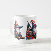 Mok van patriottische gnome-koffie (Voorkant links)