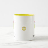 Mok van peren van bril en funny koffie (Center)