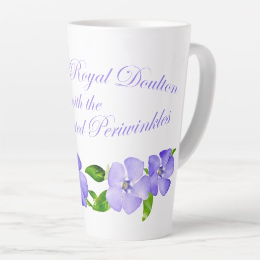 Mok van periwinkle-koffie (Rechterhoek)