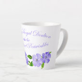 Mok van periwinkle-koffie (Rechterhoek)