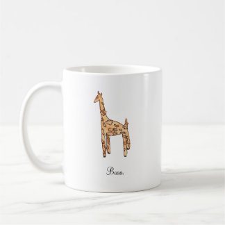 Mok van persoonlijke Giraffe