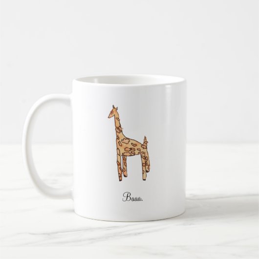 Mok van persoonlijke Giraffe (Links)