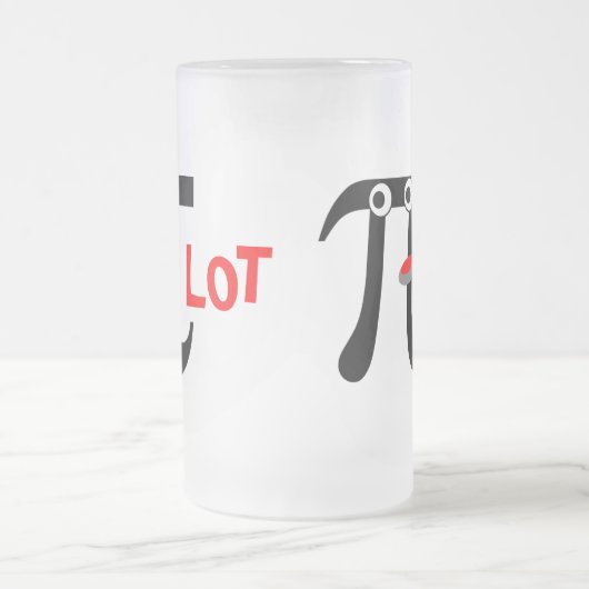 Mok van pi-LOT-glas voor het glimlachen (Center)