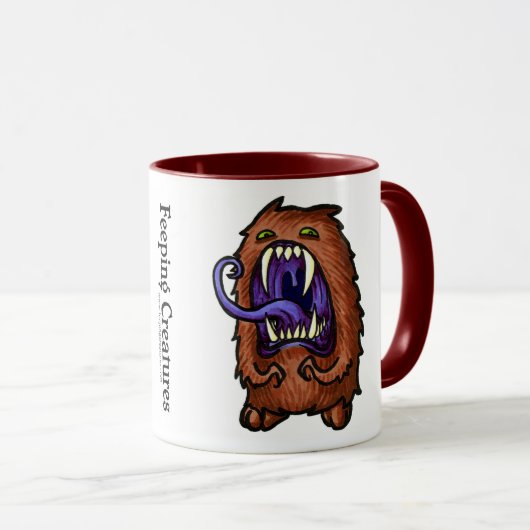 Mok van piepende ademhaling - Yawnster Monster (Voorkant rechts)