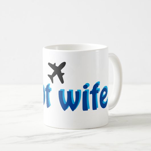 Mok van piloot-vrouw (Voorkant rechts)