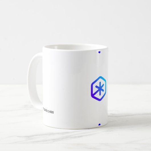 Mok van polygonia, omwikkeling 7:17 (Voorkant links)