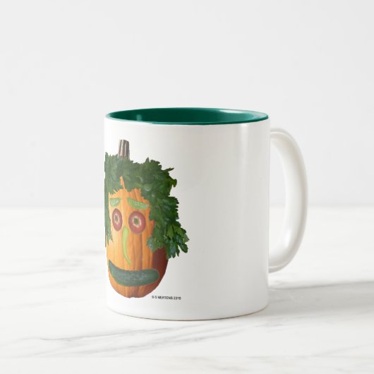 Mok van pompoen zonder snede (Voorkant rechts)