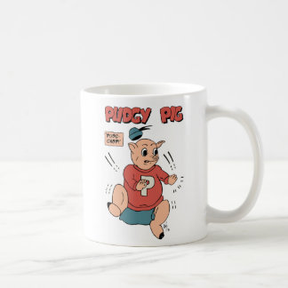 Mok van Pudgy Pig Coffee (11 oz. Maat)