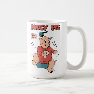 Mok van Pudgy Pig Coffee (15 oz. Maat)