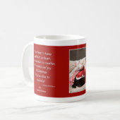 Mok van Pugs en Kisses met Cozy Kerstmis (Voorkant links)