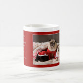 Mok van Pugs en Kisses met Cozy Kerstmis (Center)
